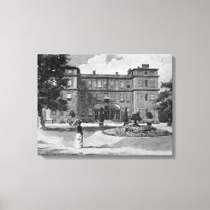 Toile Chambre de Marlborough, du jardin, 1863