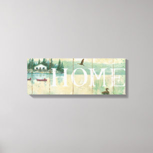 Toile Chambre par le lac