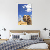 Toile Chameau devant les pyramides de Giza, Egypte, (Insitu(Chambre))