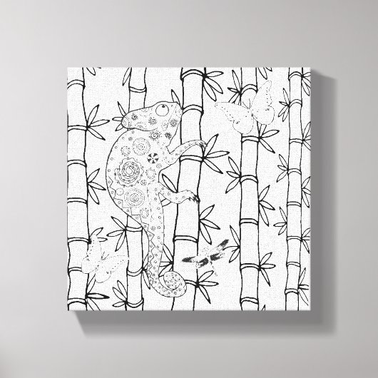 Toile Chameleon Doodle 6 (Recto)