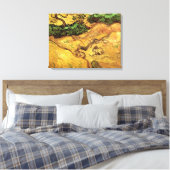 Toile Champ avec deux lapins par Vincent van Gogh (Insitu(Chambre))