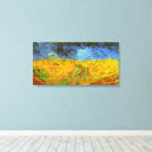 Toile Champ de blé avec corbeaux de Vincent van Gogh (Insitu (Plancher de Bois))