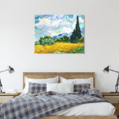 Toile Champ de blé avec Cyprès par Vincent Van G (Insitu(Chambre))
