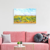 Toile Champ de blé avec une marque par Vincent Van Gogh (Insitu(Salon))