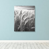 Toile Champ de blé : Charme rural monochrome (Insitu (Plancher de Bois))