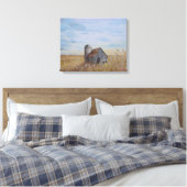 Toile Champ de blé et grange (Insitu(Chambre))