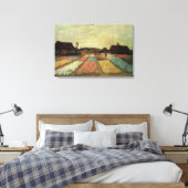 Toile Champ de bulbes par Vincent van Gogh (Insitu(Chambre))