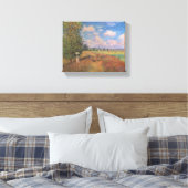 Toile Champ de Coquelicots - Claude Monet - c1875 (Insitu(Chambre))