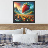 Toile Champ de fraises de rêves (Insitu(Chambre))