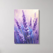 Toile Champ de lavande à peinture à l'huile (Recto)