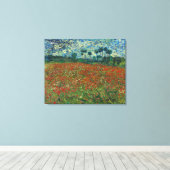 Toile Champ de pavot par Vincent Van Gogh (Insitu (Plancher de Bois))