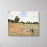 Toile Champ de pavots Claude Monet<br><div class="desc">Claude Monet Painting of Poppies 1873,  Musée d'Orsay,  Paris</div>