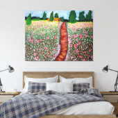 TOILE CHAMP D'IMPRIMER FLEURS CANVAS (Insitu(Chambre))