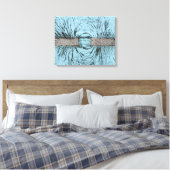 Toile Champ magnétique Illustré À L'Aide De Filtres En F (Insitu(Chambre))