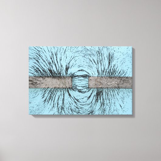 Toile Champ magnétique Illustré À L'Aide De Filtres En F (Recto)