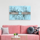 Toile Champ magnétique Illustré À L'Aide De Filtres En F (Insitu(Salon))