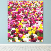 Toile champ plein de tulipes (Insitu (Plancher de Bois))