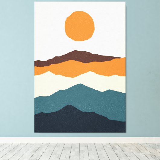 Toile Champ Rainbow (Insitu (Plancher de Bois))