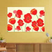 Toile Champ Red Poppy (Insitu(Salon))
