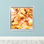 Toile Champignon Orange (Insitu (Plancher de Bois))