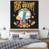 Toile Champignon Reste Super Champignon (Insitu(Chambre))