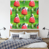 Toile Champignons Amanite tue-mouches (Insitu(Chambre))