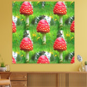Toile Champignons Amanite tue-mouches (Insitu(Salon))