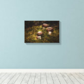 Toile Champignons dans la forêt (Insitu (Plancher de Bois))