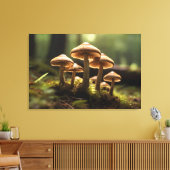 Toile Champignons en pleine forêt (Insitu(Salon))