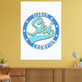 Toile Champion de ski de Verbier (Insitu(Salon))