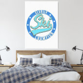 Toile Champion de ski de Verbier (Insitu(Chambre))