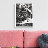 Toile Champlain Exploration de la nature sauvage canadie (Insitu(Salon))