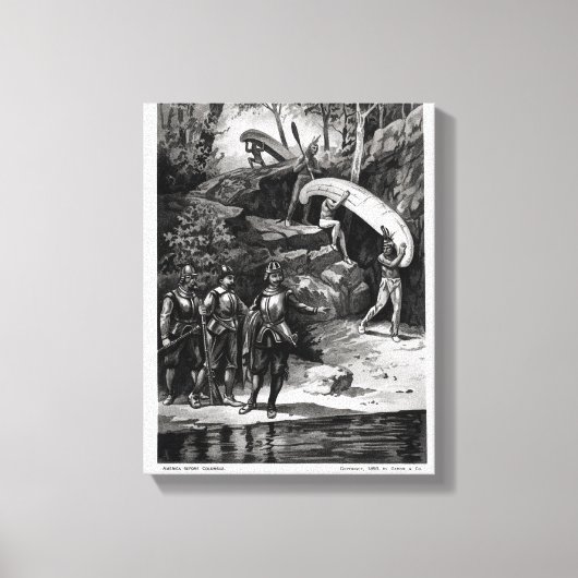 Toile Champlain Exploration de la nature sauvage canadie (Recto)