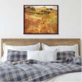 Toile Champs de blé avec Auvers par Vincent van Gogh (Insitu(Chambre))