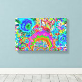 Toile Champs de tournesol pour toujours - bleu (Insitu (Plancher de Bois))