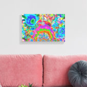 Toile Champs de tournesol pour toujours - bleu (Insitu(Salon))