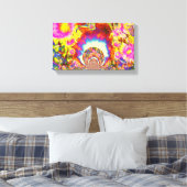 Toile Champs de tournesol pour toujours - mandala (Insitu(Chambre))