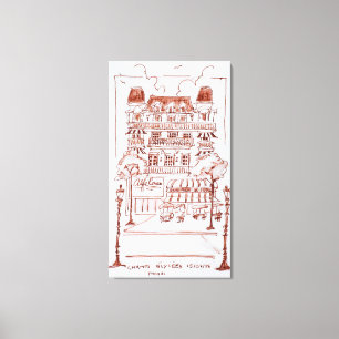 Toile Champs Elysées Paris, France