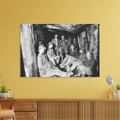 Toile Chance Mine pendant le déjeuner Coeur d'Alene (Insitu(Salon))