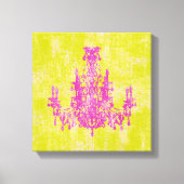 Toile Chandelier de coco ~ CHANGER DE COULEUR 12x12,75"  (Recto)