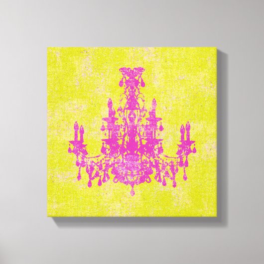 Toile Chandelier de coco ~ CHANGER DE COULEUR 12x12,75" (Recto)