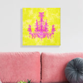 Toile Chandelier de coco ~ CHANGER DE COULEUR 12x12,75" (Insitu(Salon))