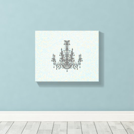 Toile Chandelier de coco (Options de taille) - (Insitu (Plancher de Bois))