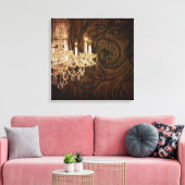 Toile Chandelier de l'Ouest primitif de Bohême (Insitu(Salon))