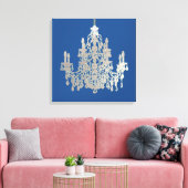 Toile Chandelier en argent do-it-yourself Arrière - plan (Insitu(Salon))