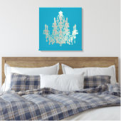 Toile Chandelier en argent do-it-yourself Arrière - plan (Insitu(Chambre))