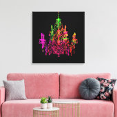 Toile Chandelier en verre PixDezines do-it-yourself Arri (Insitu(Salon))