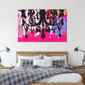 Toile Chandelier In Love ~XLARGE 60X40 Canvas 2,5" Épais (Insitu(Chambre))