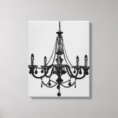 Toile Chandelier noir (Recto)