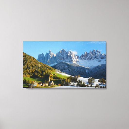 Toile Changement de saison dans les Dolomites (Recto)